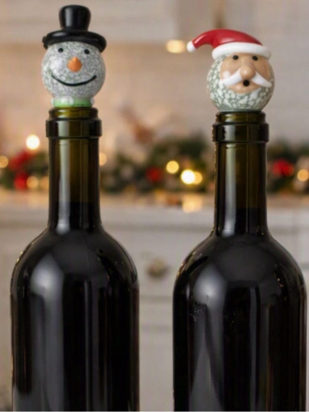 Merry Little Barware Bottle Stoppers and Wine Opener Set